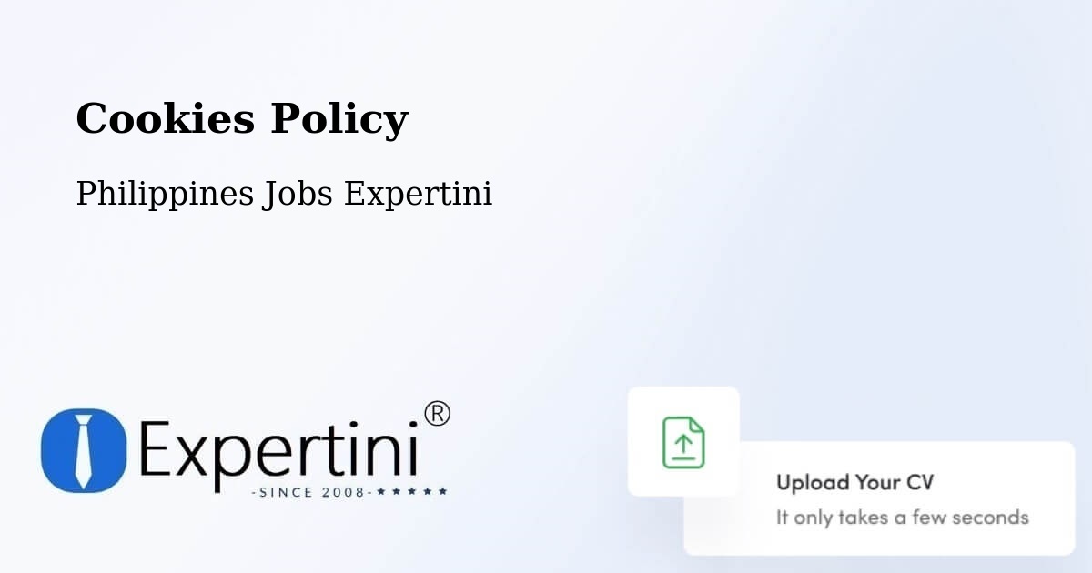 Cookies Policy - Philippines Jobs Expertini